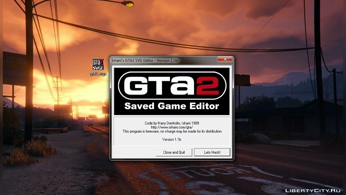 Ishani's GTA2 SVG Editor v.1.1 - Редактор сохранений / GTA 2