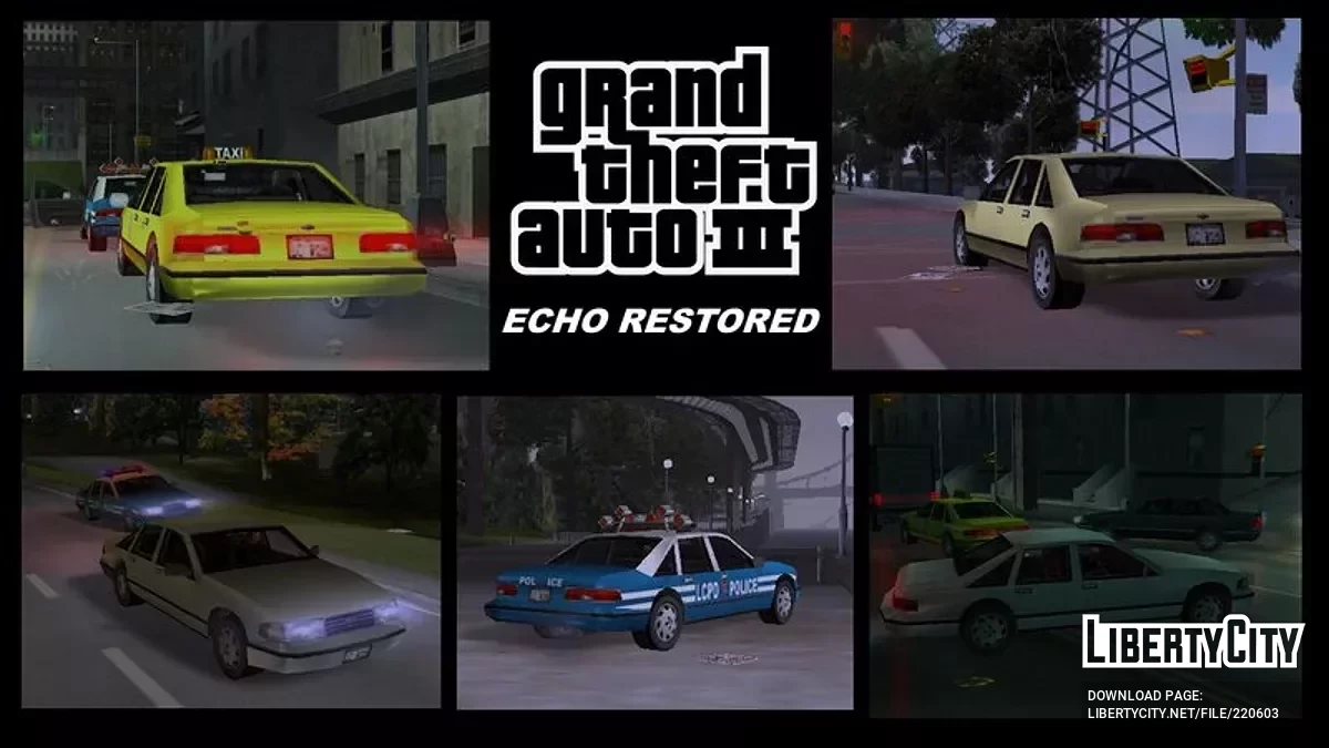 Echo из альфа-версии (Восстановленная модель) / GTA 3