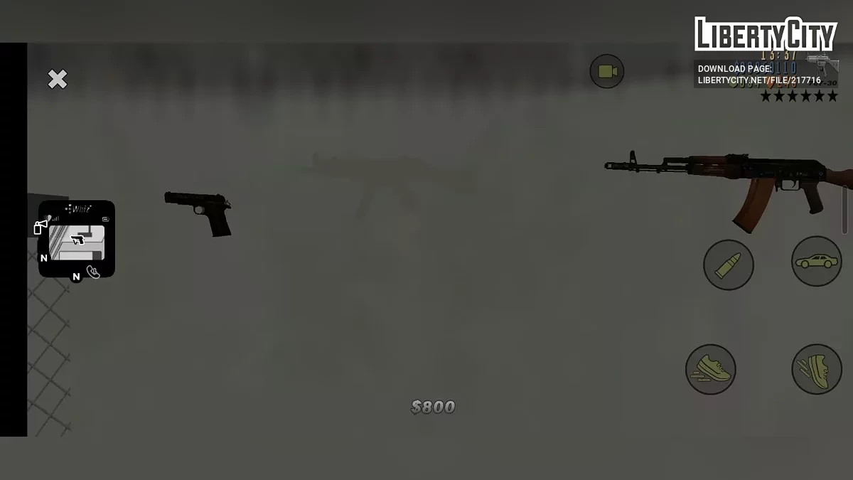 Улучшенное приобретение оружия / GTA 3 (iOS, Android)