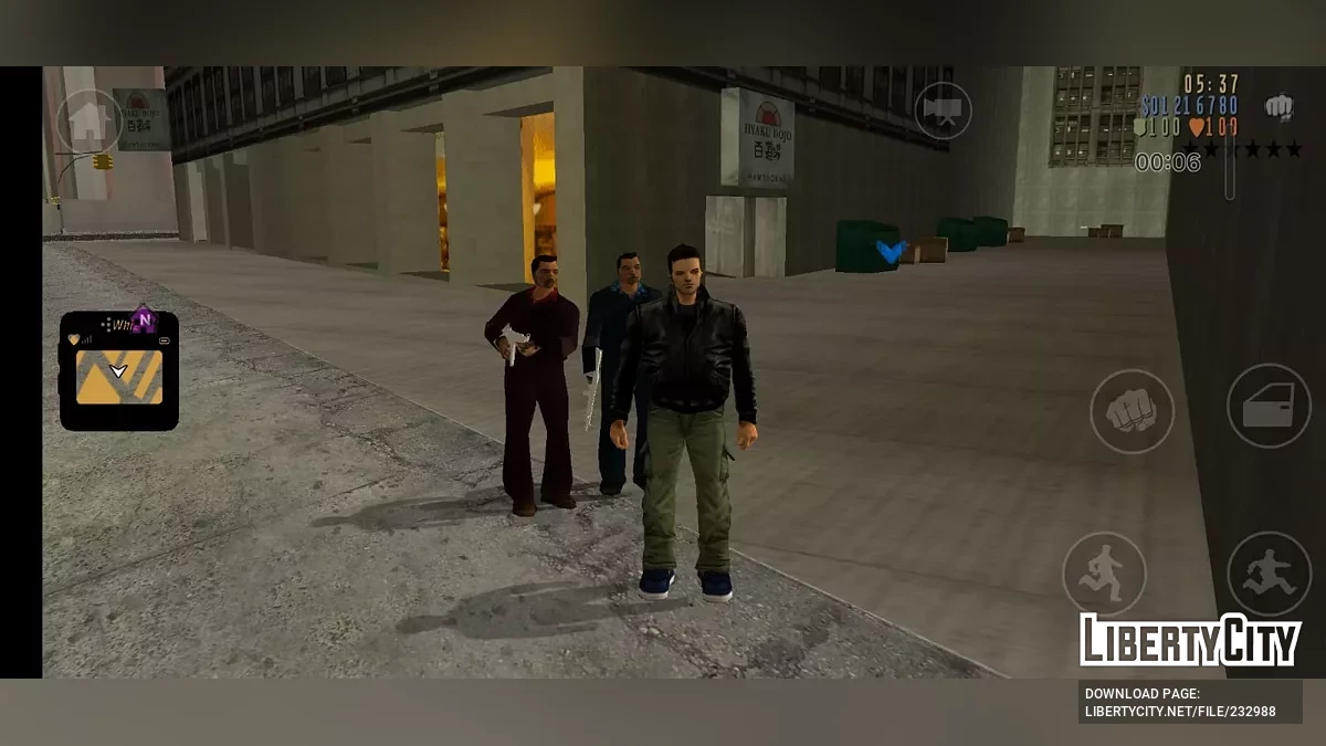 Телохранители из додзё Кенджи / GTA 3 (iOS, Android)