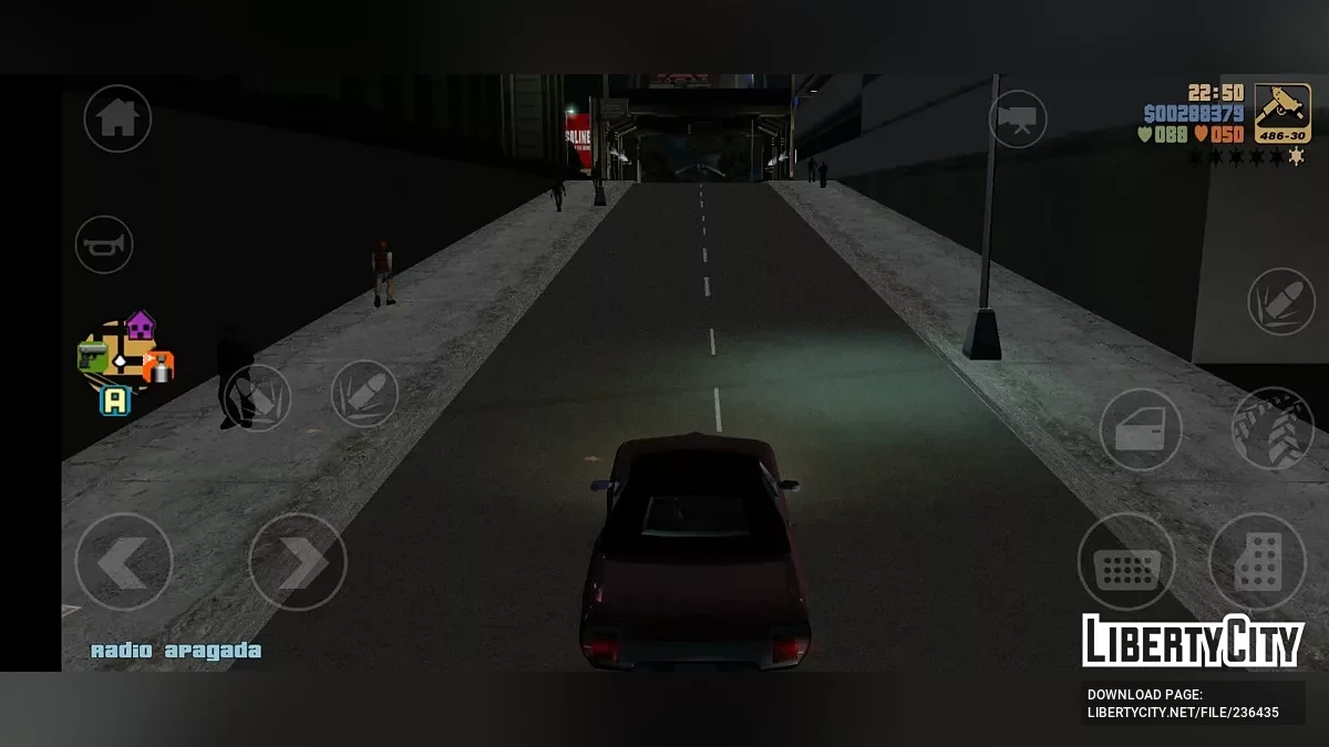 Розыск за превышение скорости / GTA 3 (iOS, Android)