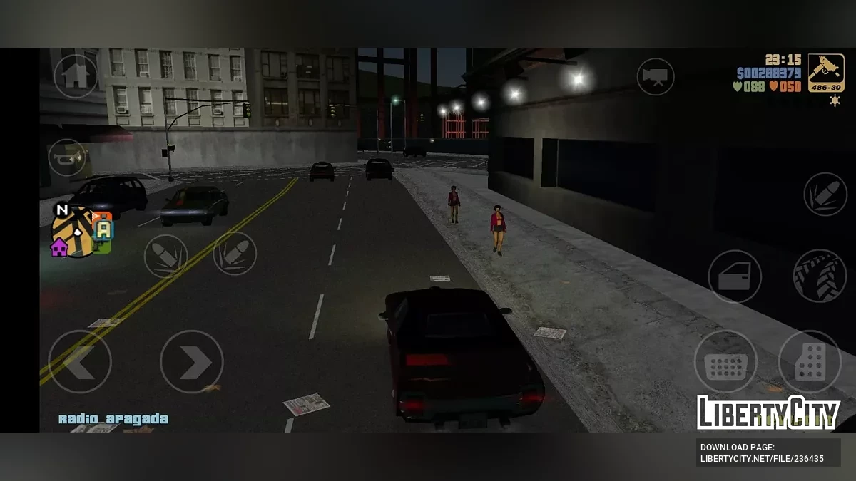 Розыск за превышение скорости / GTA 3 (iOS, Android)