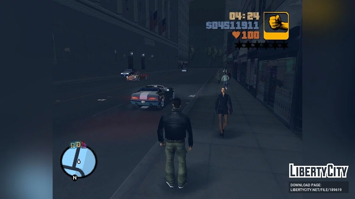 Трафик для мода GTA 3 Ultimate / GTA 3