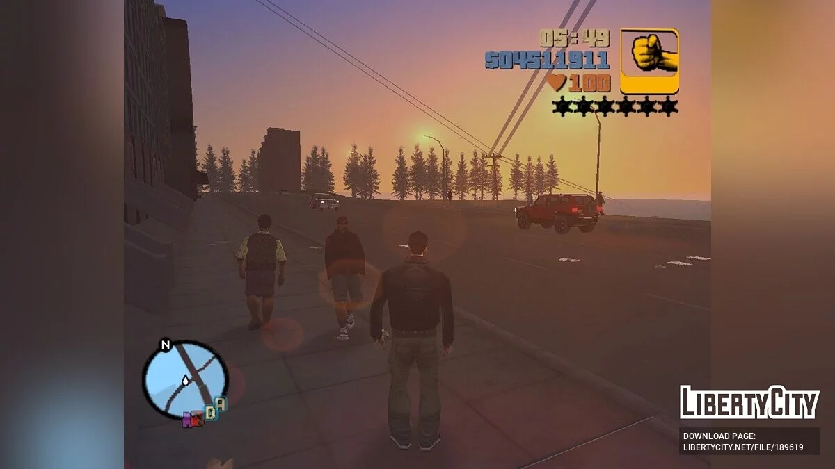 Трафик для мода GTA 3 Ultimate / GTA 3