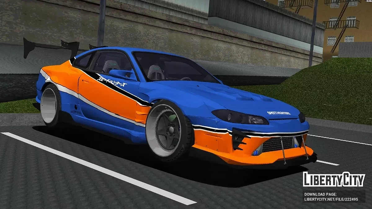 Nissan Silvia S15 '99 BN Sports BLS Luxury Sports / GTA 3 (iOS, Android)