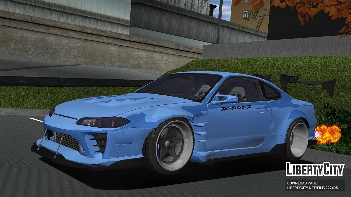 Nissan Silvia S15 '99 BN Sports BLS Luxury Sports / GTA 3 (iOS, Android)