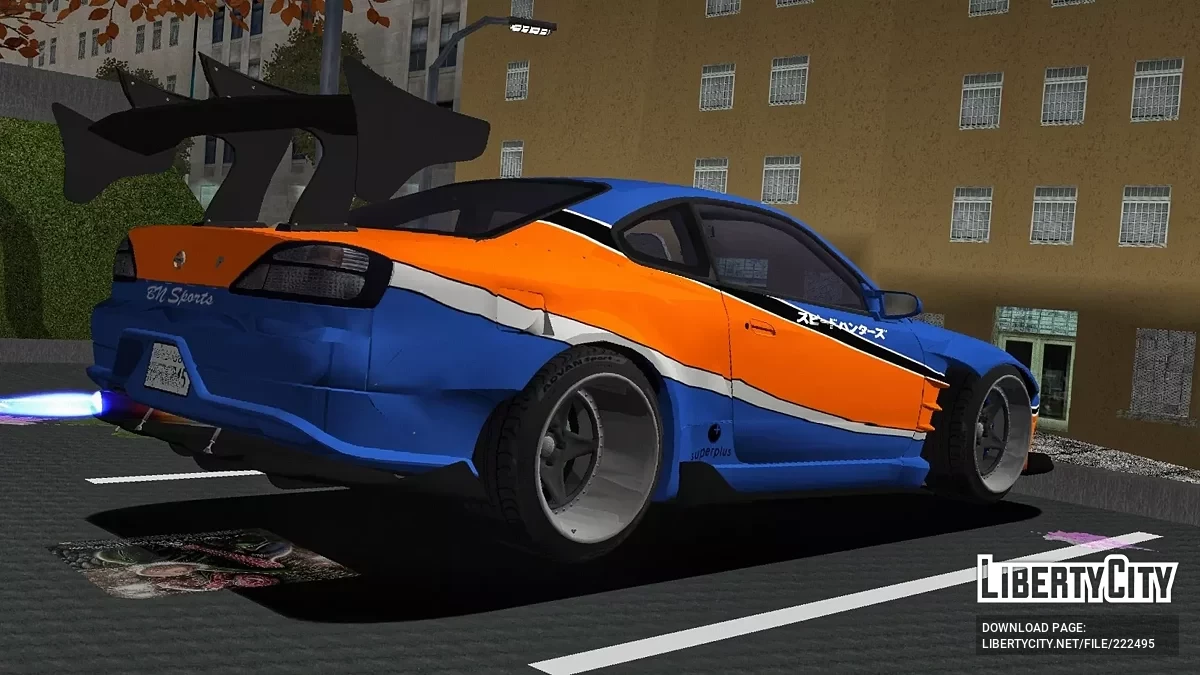 Nissan Silvia S15 '99 BN Sports BLS Luxury Sports / GTA 3 (iOS, Android)