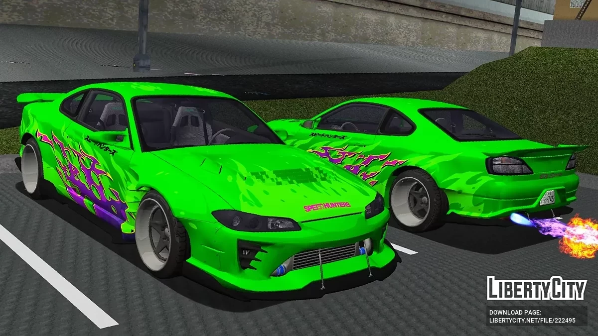 Nissan Silvia S15 '99 BN Sports BLS Luxury Sports / GTA 3 (iOS, Android)
