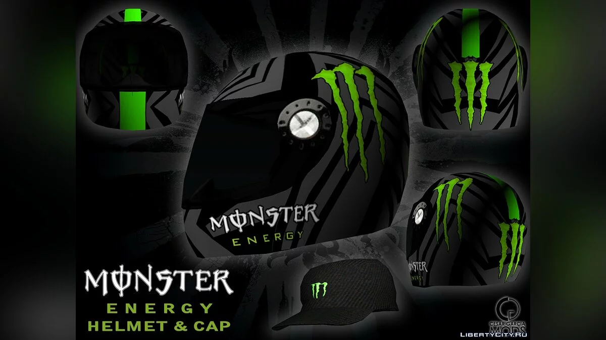 Monster Energy Helmet / GTA 4