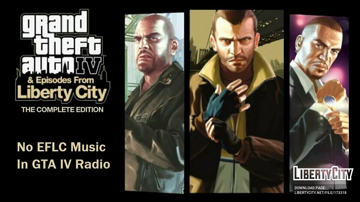 Убрать музыку EFLC из радио в GTA 4 / GTA 4