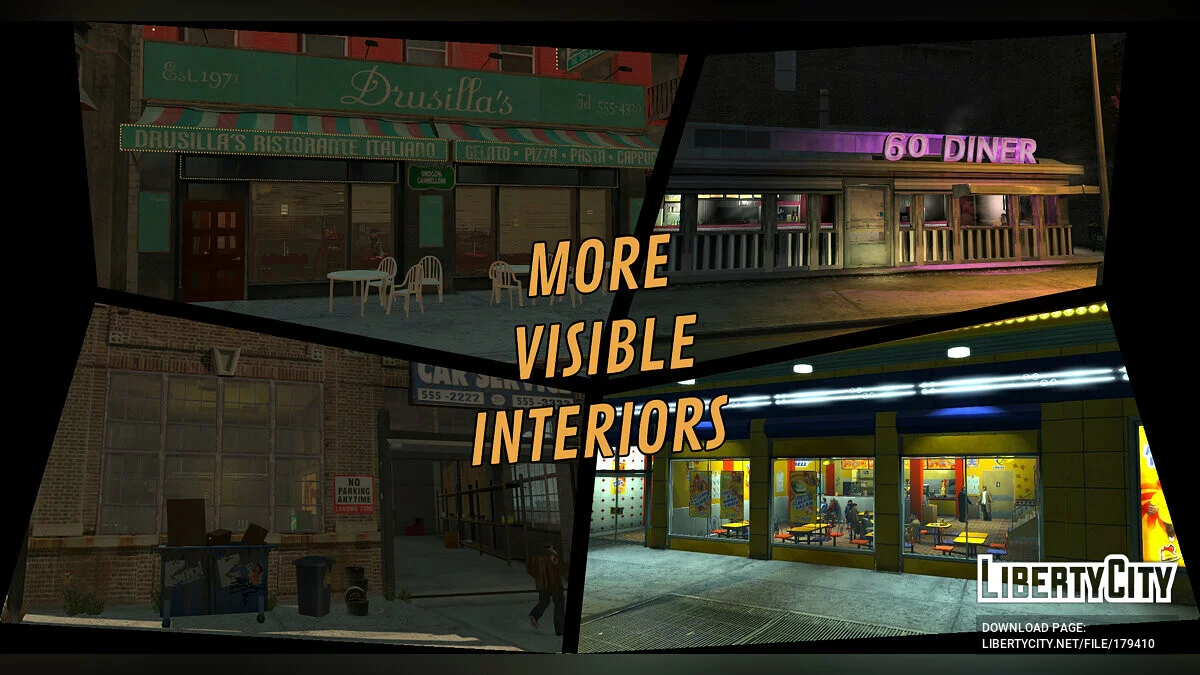 More Visible Interiors / GTA 4