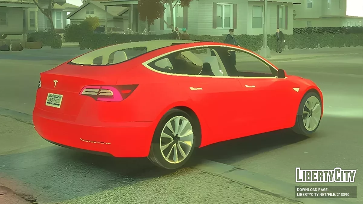 2018 Tesla Model 3 High Quality V1 / GTA 4