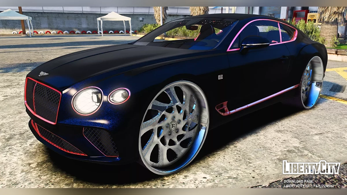 Bentley Continental On Rucci Forged Rims / GTA 5