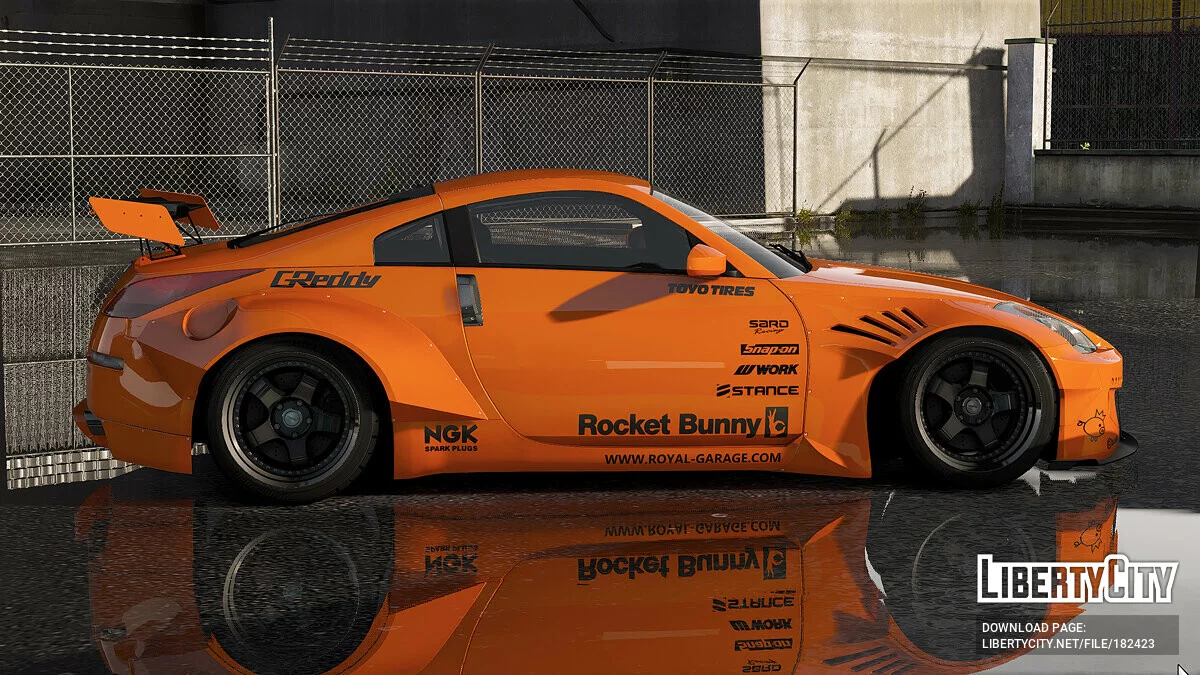 Rocket Bunny livery for 2003 Nissan 350Z / GTA 5