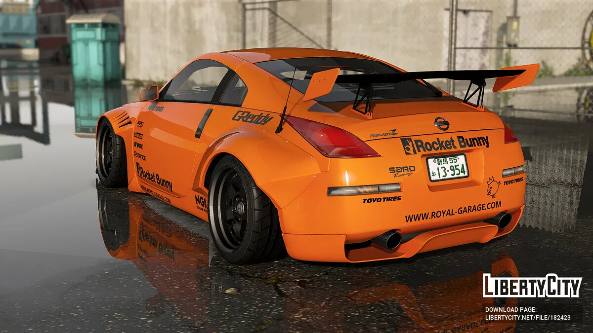Rocket Bunny livery for 2003 Nissan 350Z / GTA 5