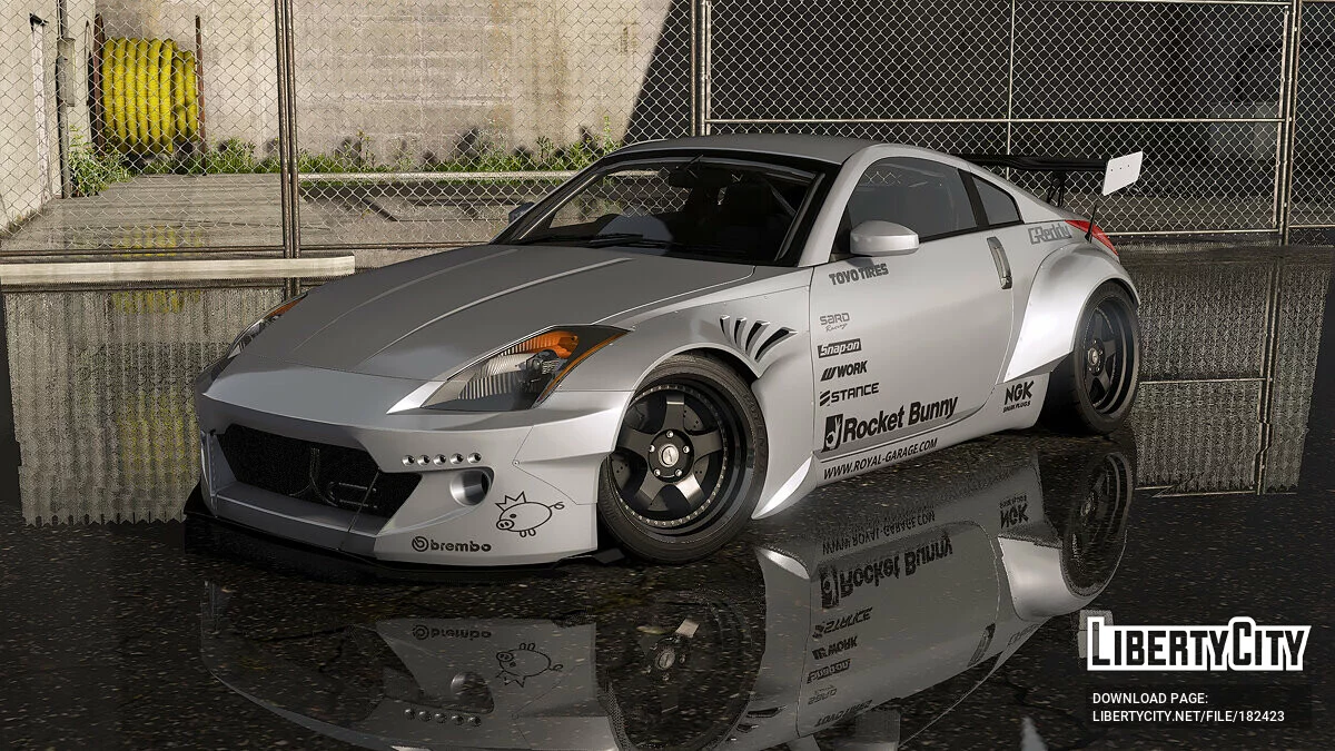 Rocket Bunny livery for 2003 Nissan 350Z / GTA 5