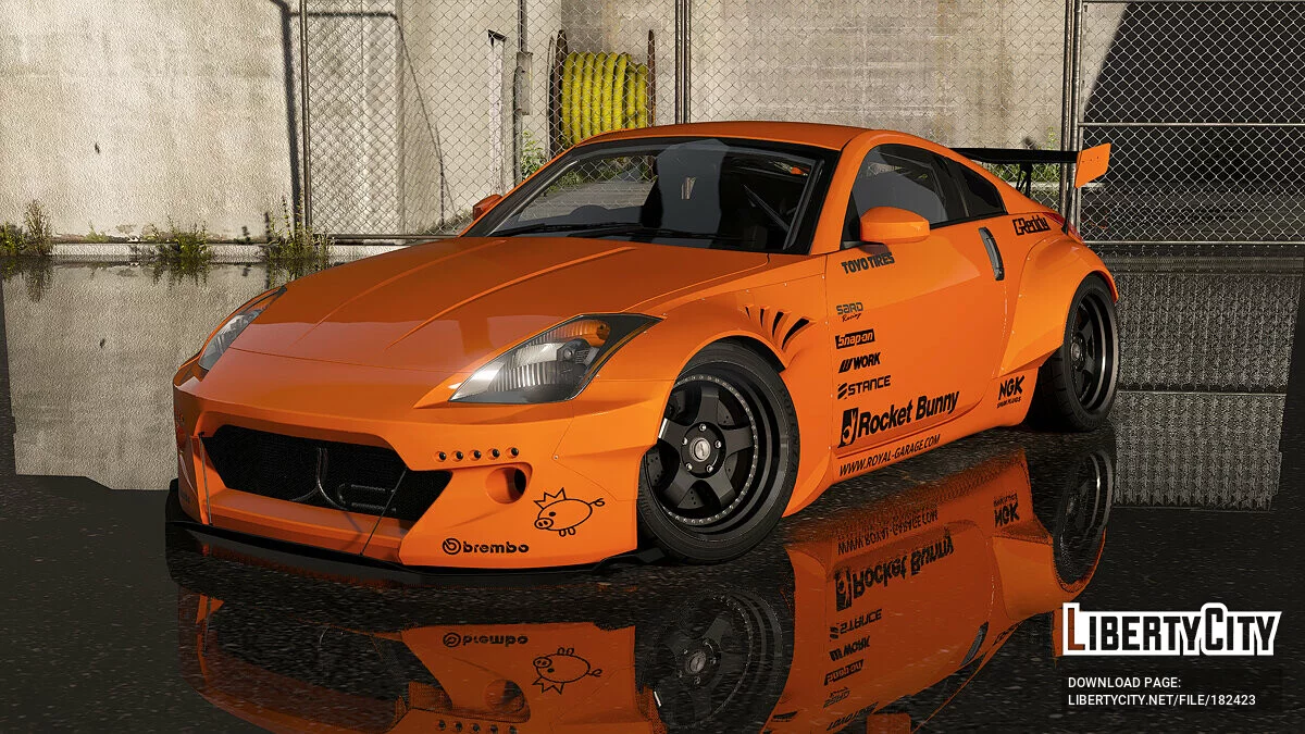 Rocket Bunny livery for 2003 Nissan 350Z / GTA 5