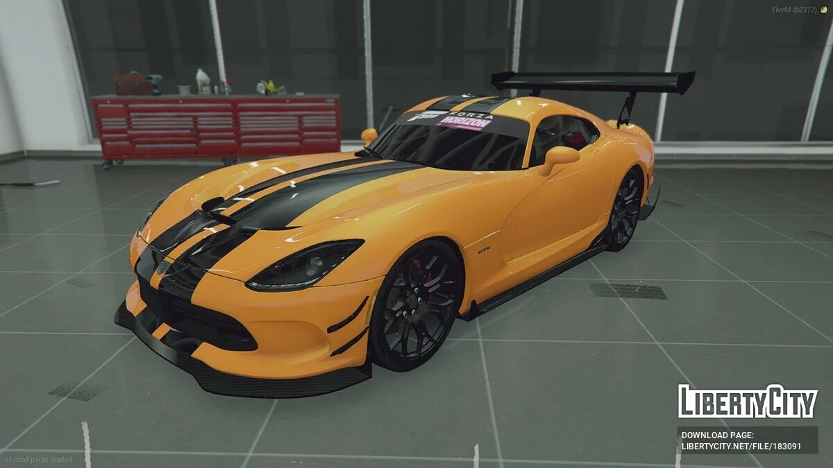 Dodge SRT Viper TA (ACR) v1.4 / GTA 5