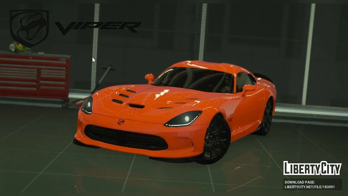 Dodge SRT Viper TA (ACR) v1.4 / GTA 5
