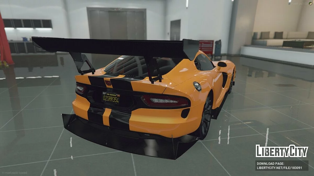 Dodge SRT Viper TA (ACR) v1.4 / GTA 5