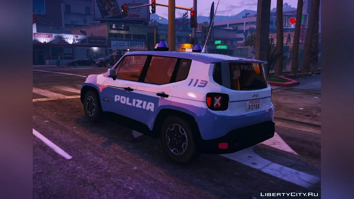 Jeep Renegade Polizia [IPC] [Add-On / Replace] 2.0 / GTA 5