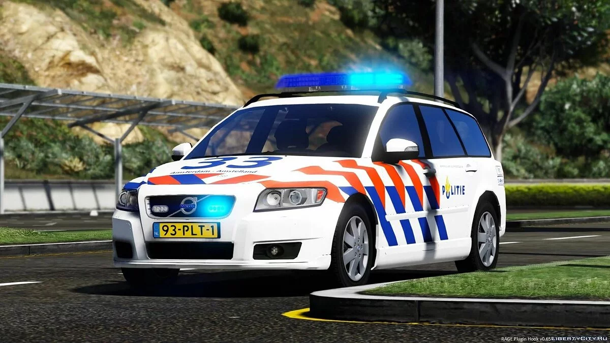 Голландская полиция Volvo V50 (THW) v1 / GTA 5