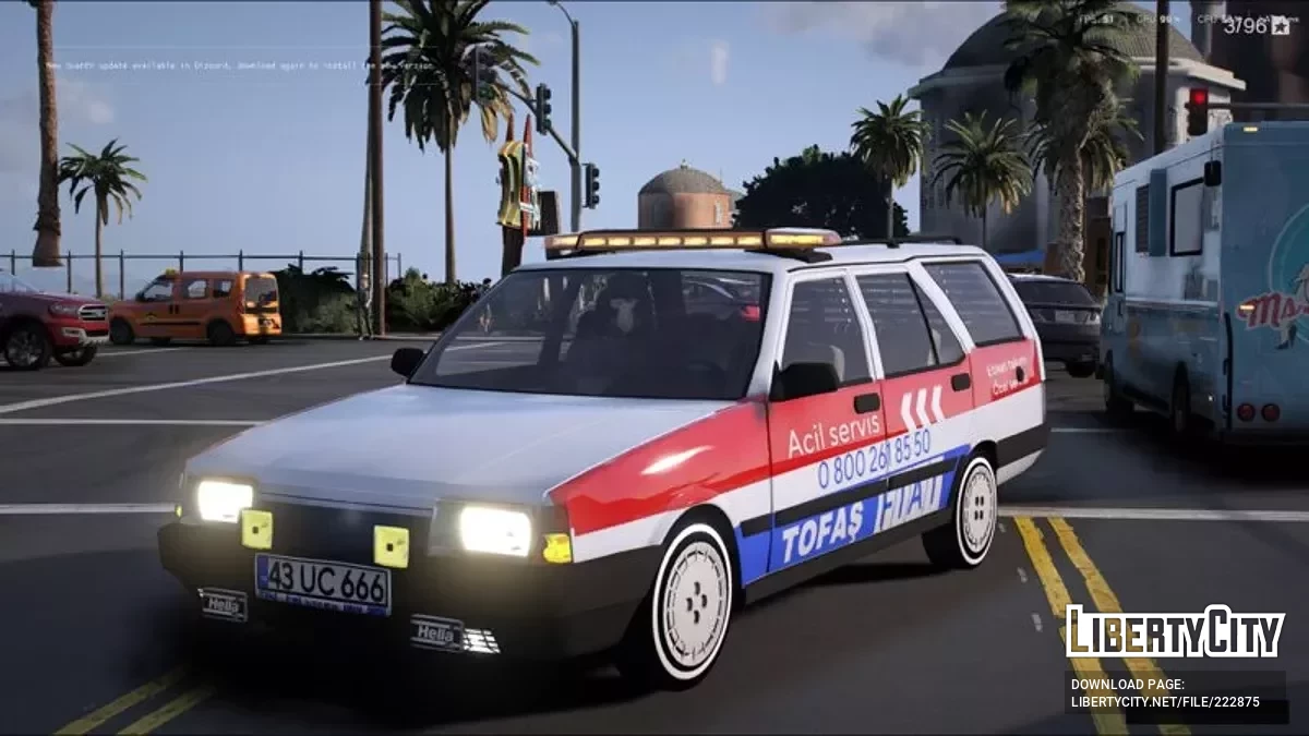 Etiket Tofas Kartal (Addon/Extra/ELS) / GTA 5