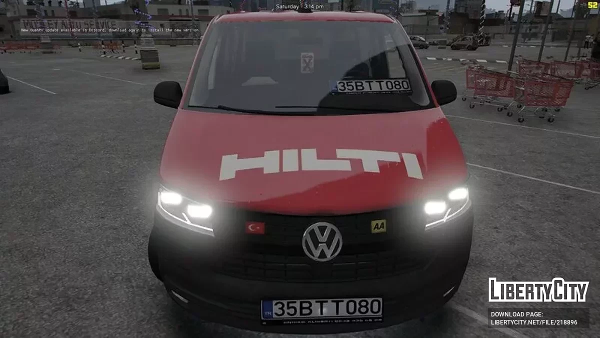 Volkswagen Transporter Hilti / GTA 5