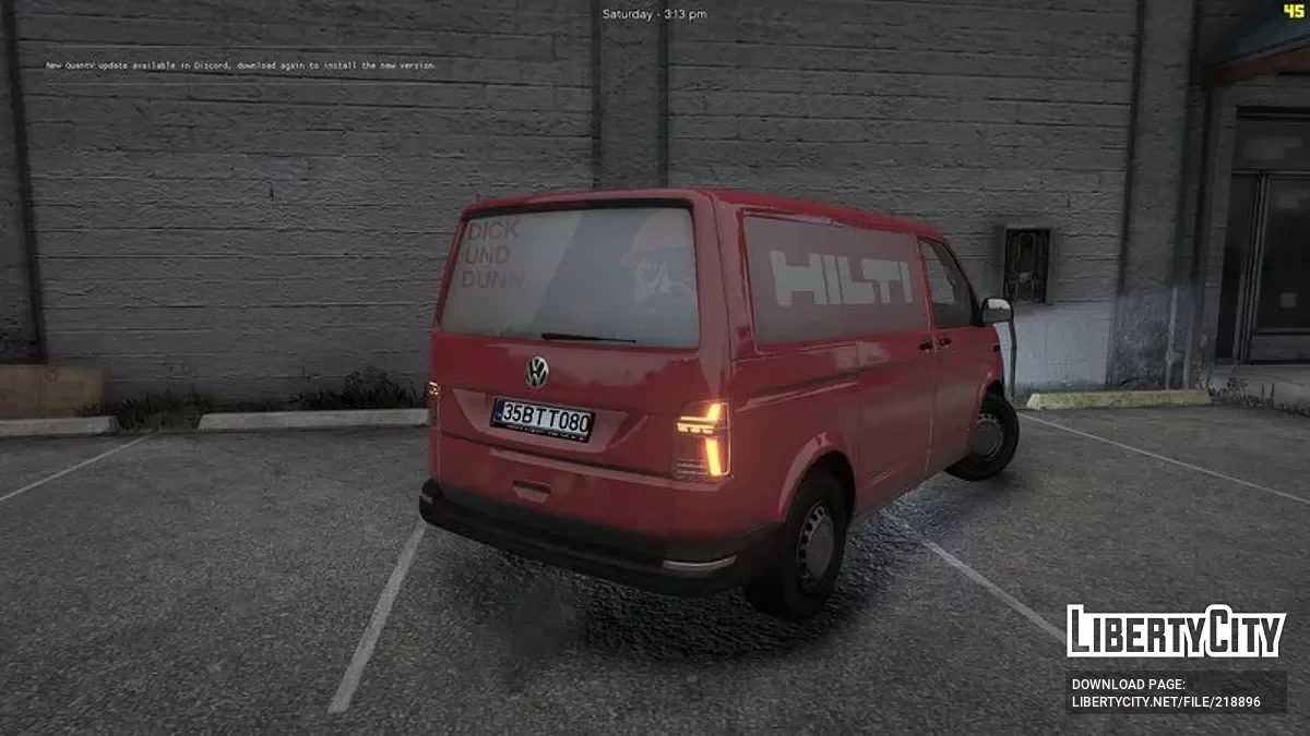 Volkswagen Transporter Hilti / GTA 5