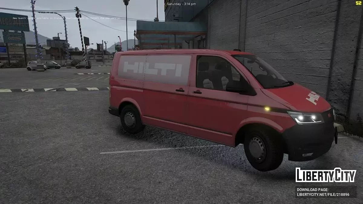 Volkswagen Transporter Hilti / GTA 5