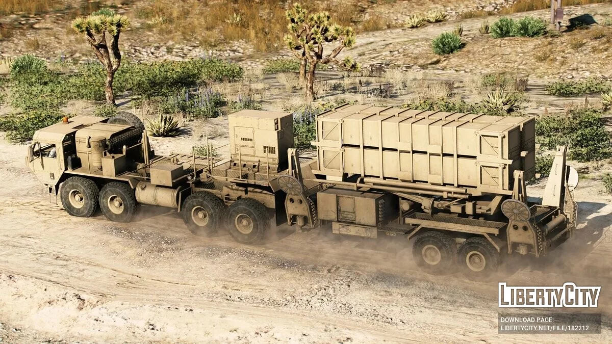 M983 HEMTT with Patriot Missile Trailers [Add-On] 1.0 / GTA 5