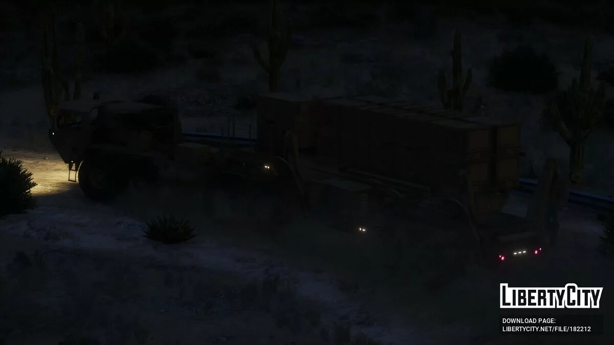 M983 HEMTT with Patriot Missile Trailers [Add-On] 1.0 / GTA 5