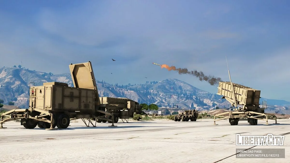 M983 HEMTT with Patriot Missile Trailers [Add-On] 1.0 / GTA 5