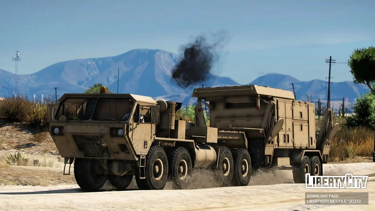 M983 HEMTT with Patriot Missile Trailers [Add-On] 1.0 / GTA 5