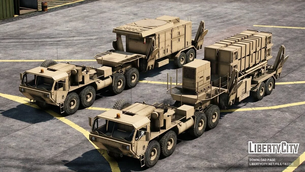 M983 HEMTT with Patriot Missile Trailers [Add-On] 1.0 / GTA 5