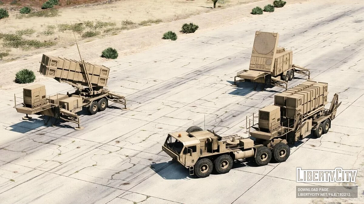 M983 HEMTT with Patriot Missile Trailers [Add-On] 1.0 / GTA 5