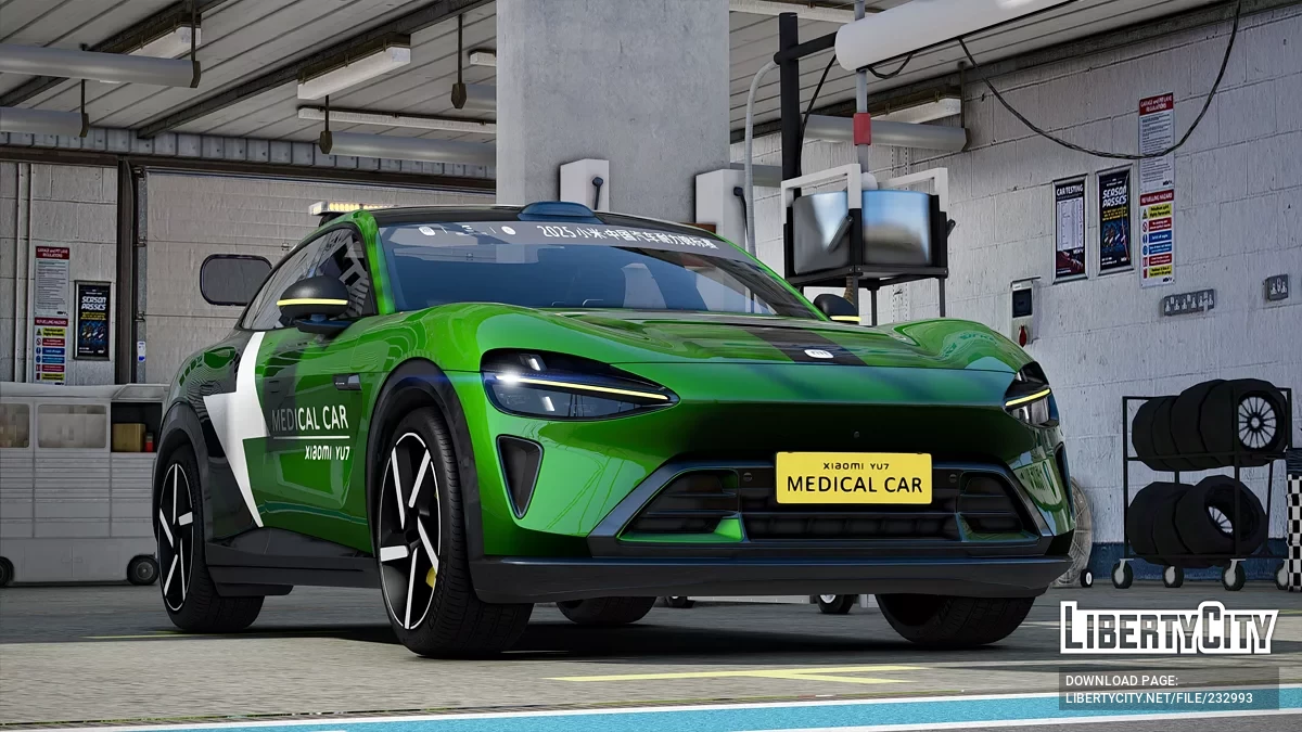 Медицинский транспорт 2025 Xiaomi YU7 MAX / GTA 5