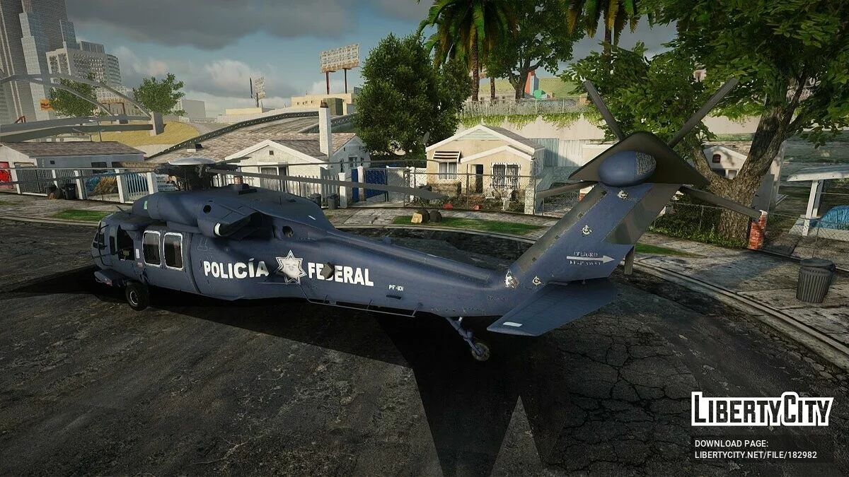 UH-60 - полиция Мексики / GTA San Andreas
