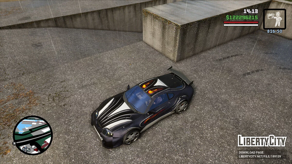 Toyota Supra из Need For Speed: Most Wanted (OLD) / GTA San Andreas: The Definitive Edition
