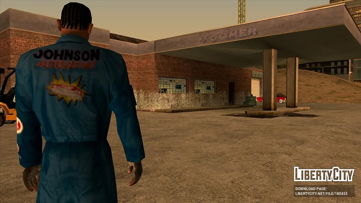 Johnson's Garage - комбинезон для CJ / GTA San Andreas