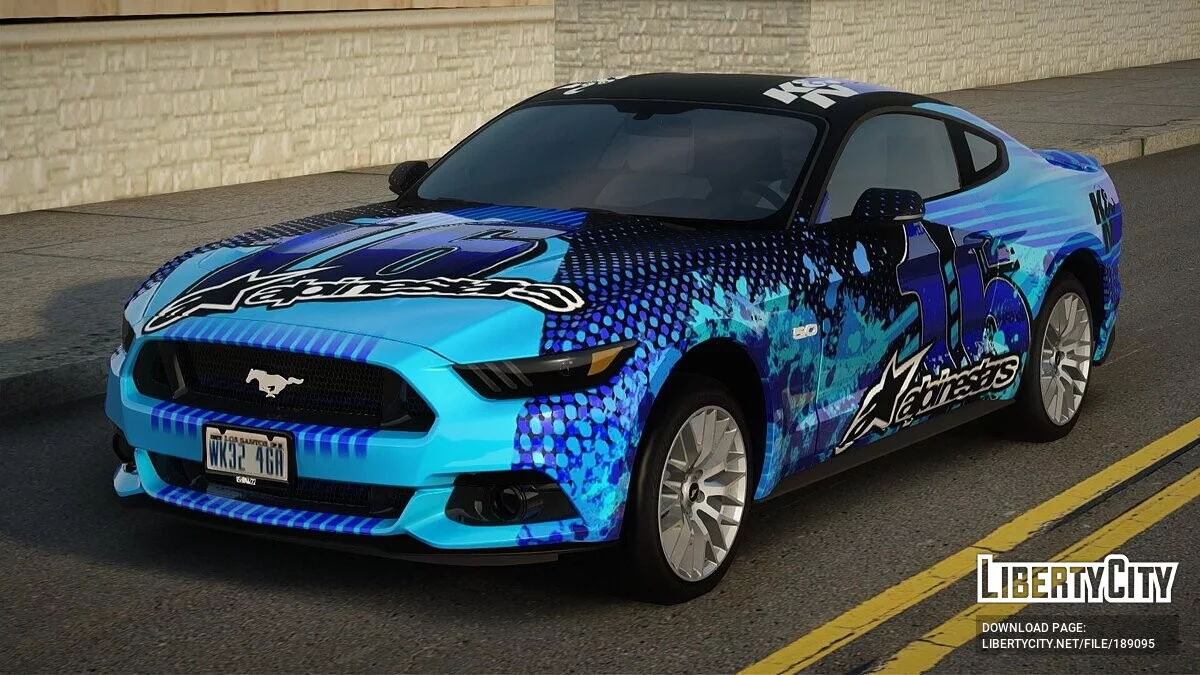 2015 Ford Mustang GT Ver. 2 / GTA San Andreas