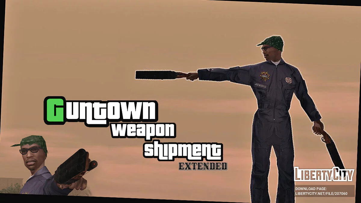 Guntown Weapon Shipment Extended v.1.0 / GTA San Andreas