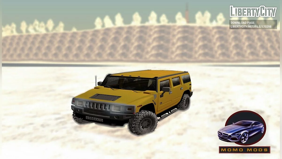 Hummer H2 Зимняя версия / GTA San Andreas