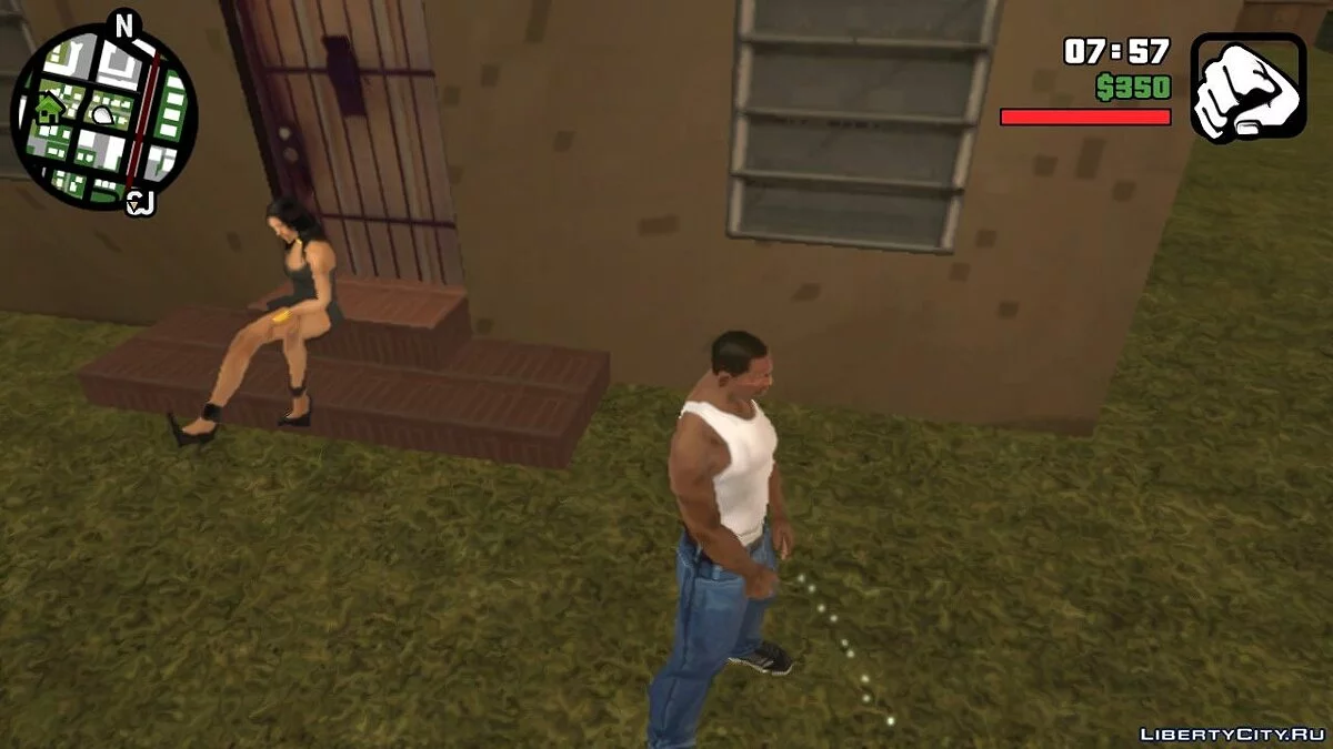 Piss Mod - Возможность писать / GTA San Andreas (iOS, Android)
