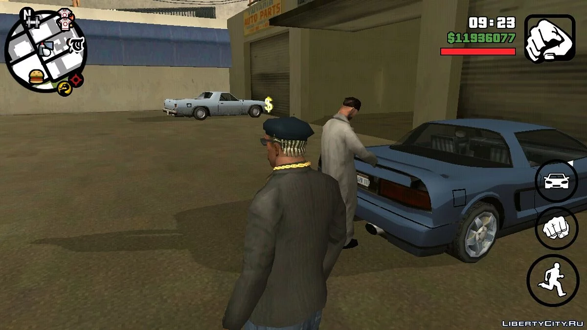 Автосервис Сиджея в Лас Вентурасе / GTA San Andreas (iOS, Android)