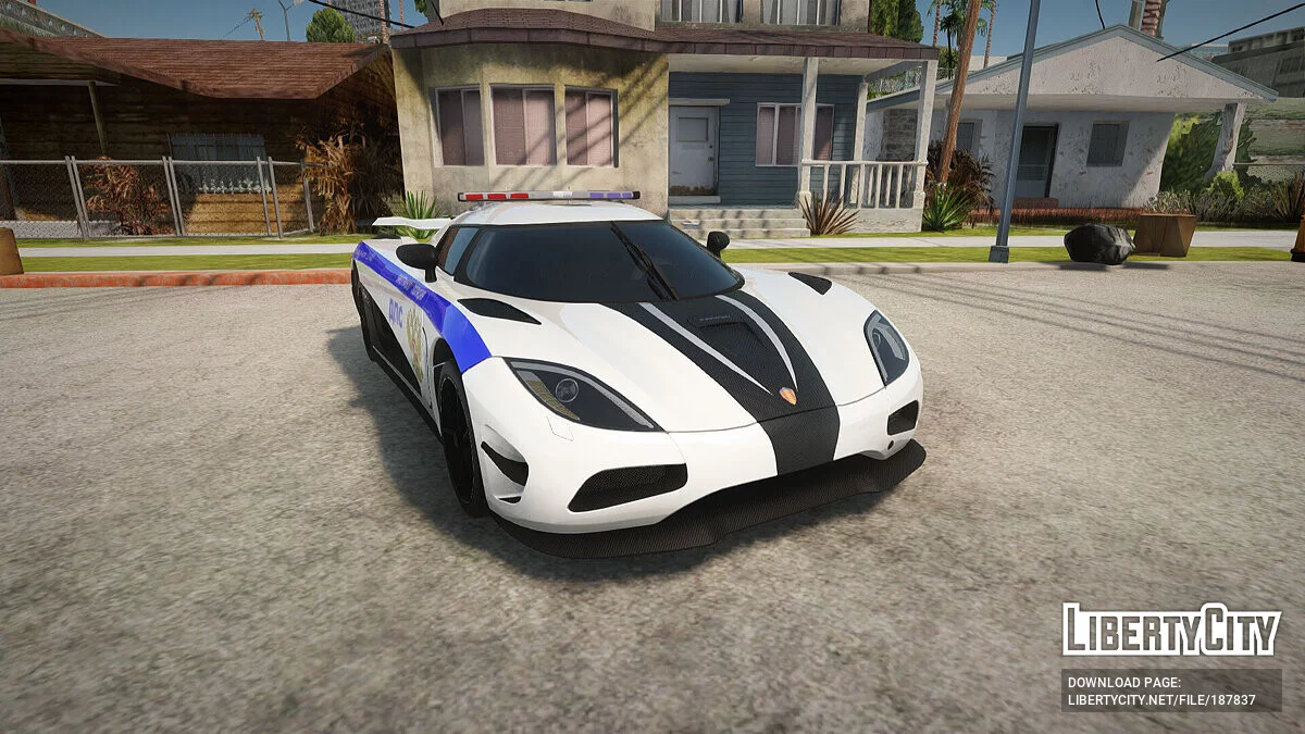 Koenigsegg Agera R + CCD / GTA San Andreas