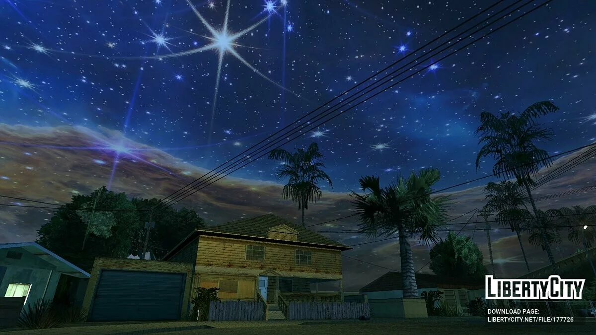 «Джеймс Уэбб» - туманность Киля / GTA San Andreas