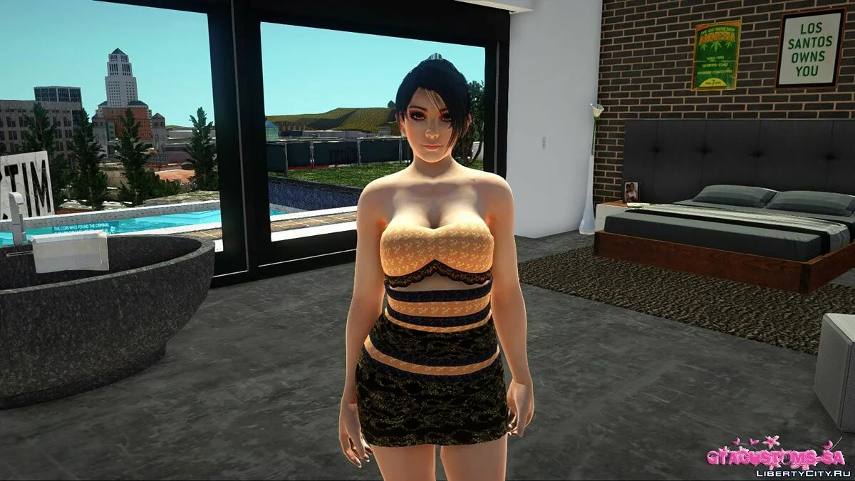 Момидзи в повседневной одежде v7 / GTA San Andreas