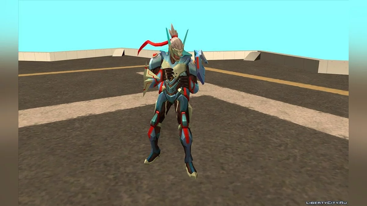 Сабер из игры Mobile Legends: Bang Bang / GTA San Andreas