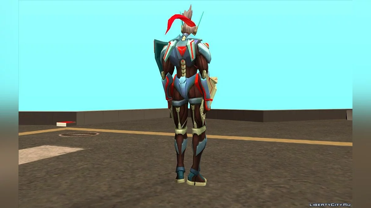 Сабер из игры Mobile Legends: Bang Bang / GTA San Andreas